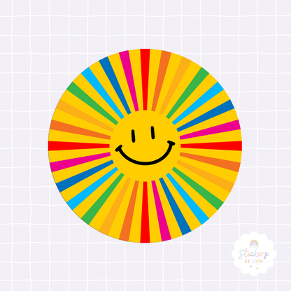 Smiley Sunbeam Sticker