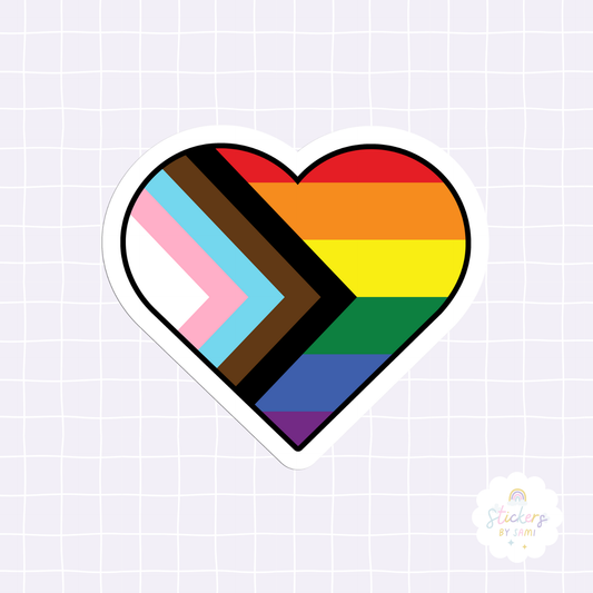 Pride Heart Sticker