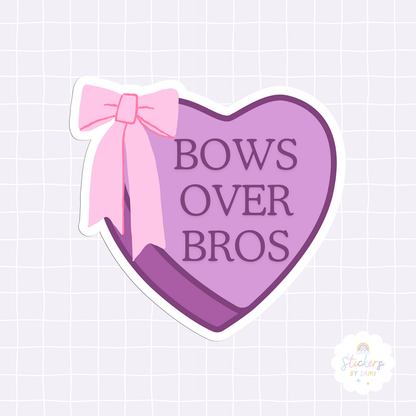 Bows Over Bros Sticker