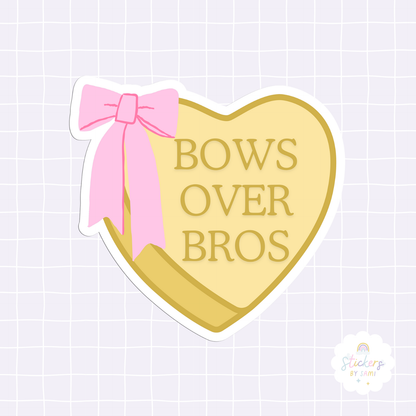 Bows Over Bros Sticker