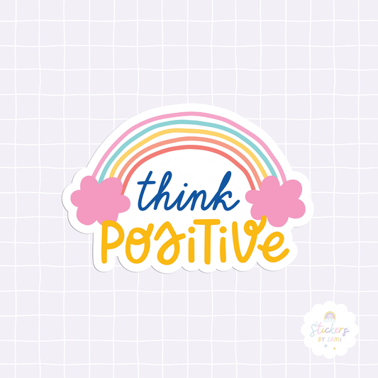 Think Positive Sticker